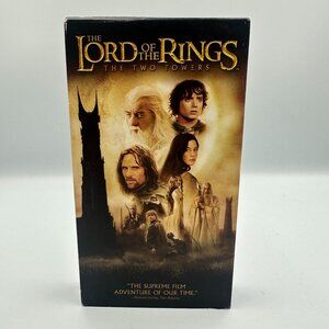The Lord Of The Rings: The Two Towers 2002 VHS Edition Very Good Condition